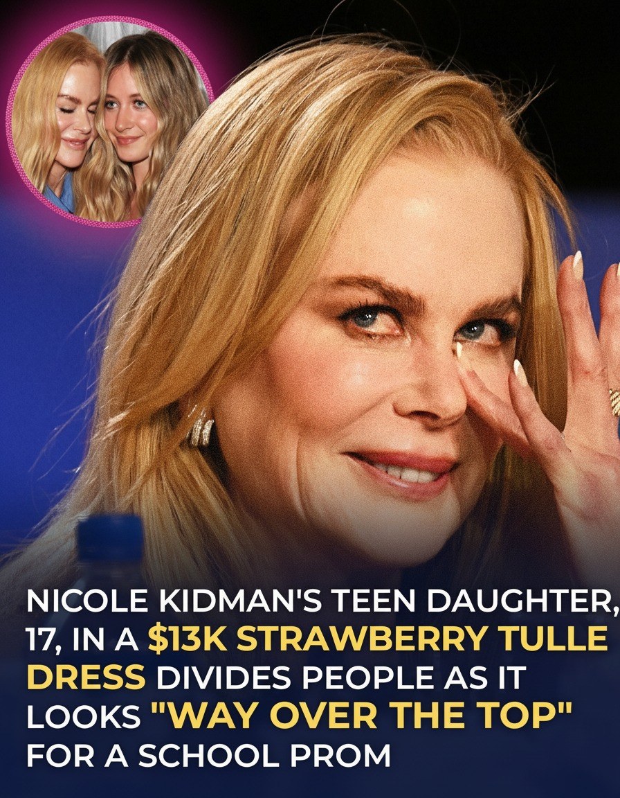 Nicole Kidman’s Daughter Sunday Rose Draws Attention with Elegant Designer Prom Look — Photo