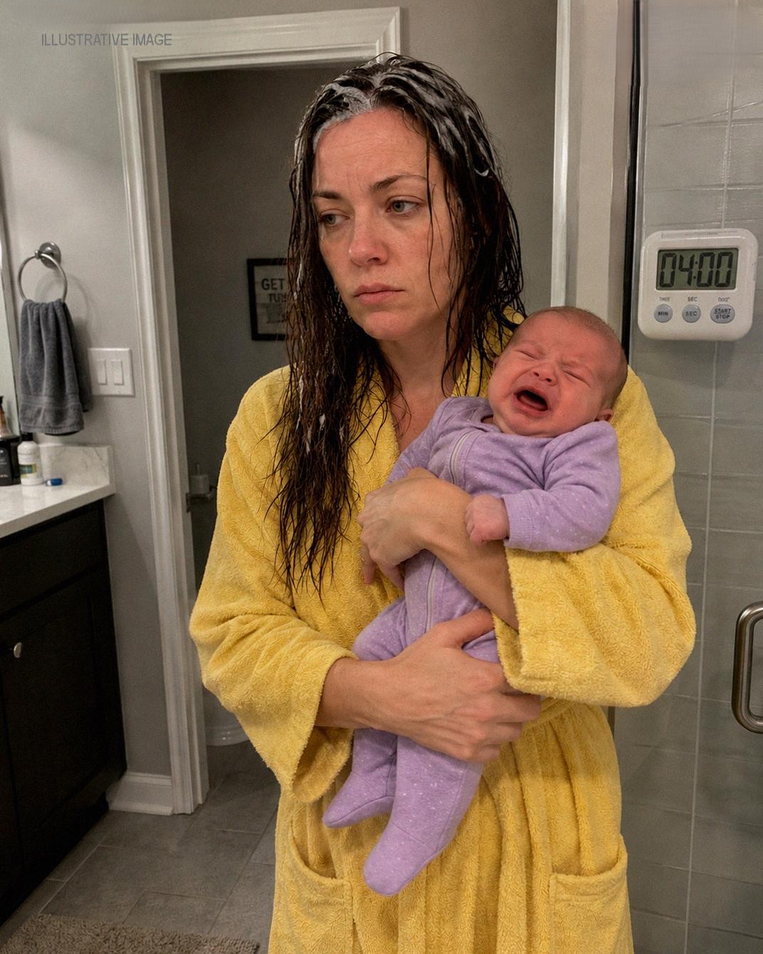My Husband Gave Me Only Four Minutes to Shower — Then His Father Discovered the Truth and Stepped In