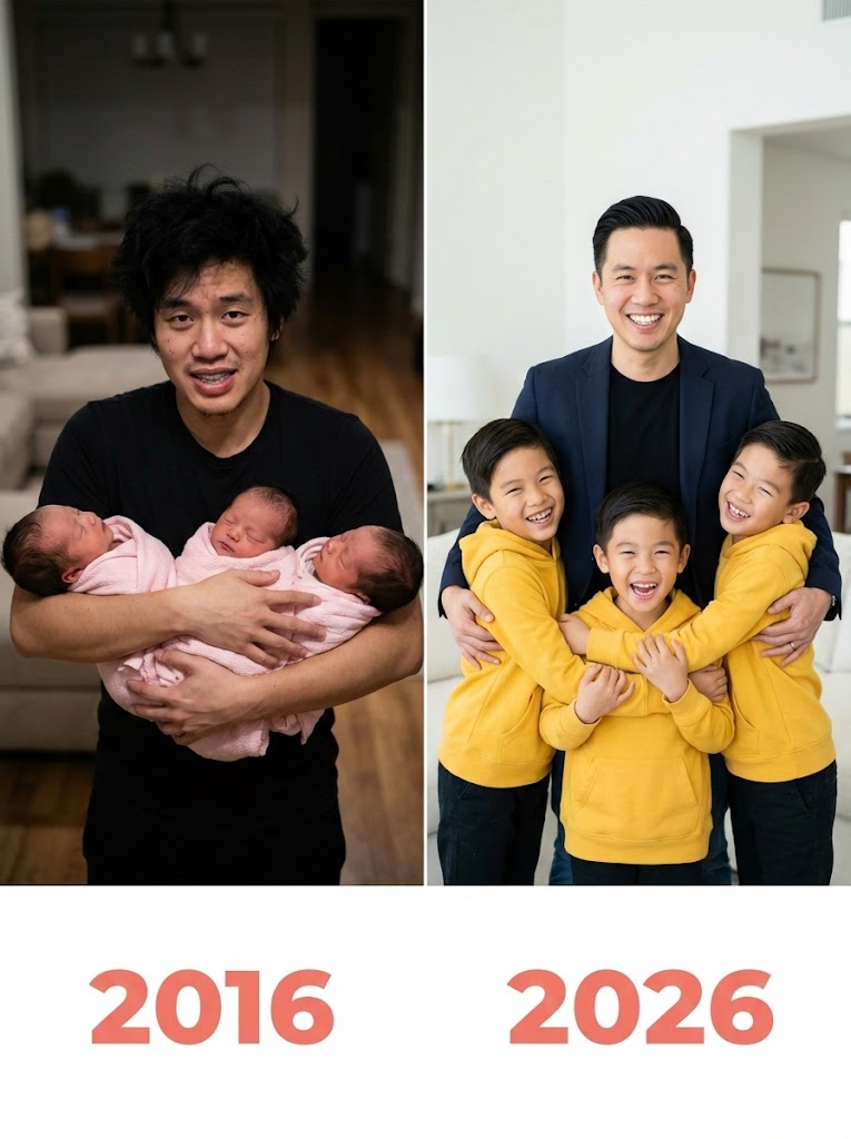 The Triplets I Raised and the Father Who Came Back for Their Trust Fund
