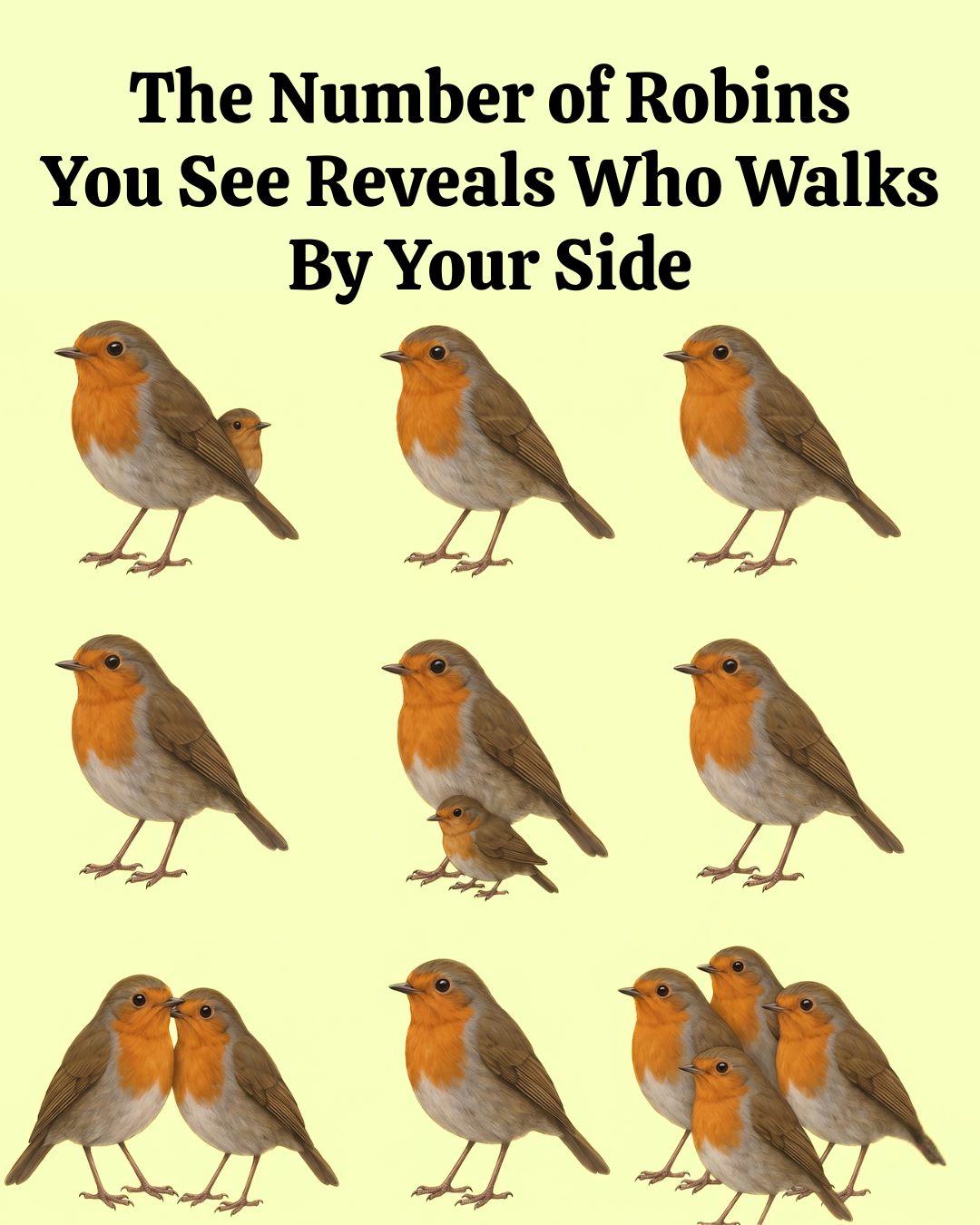The Spiritual Bird Test: The Number of Robins You See Reveals Who Walks By Your Side
