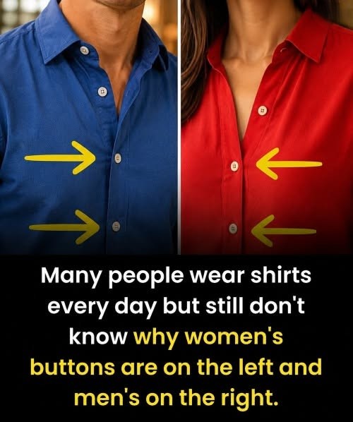 The Interesting Reason Women’s Shirts Button Differently from Men’s