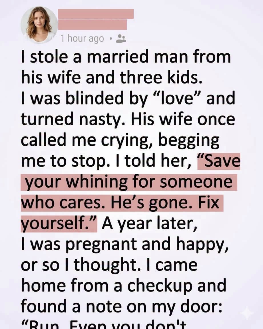 The Anonymous Note That Ended My Illusion — How the Woman I Betrayed Became the Only Person Who Saved Me From a Life Built on Lies