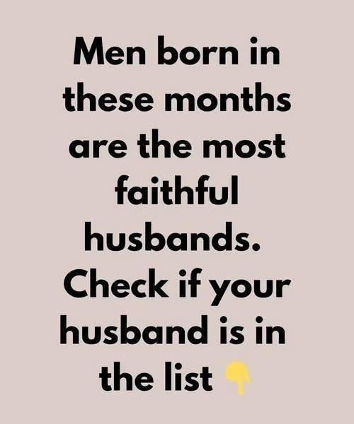Men Born in These Months Are Often Seen as the Most Loyal Partners — Is Your Man on the List?