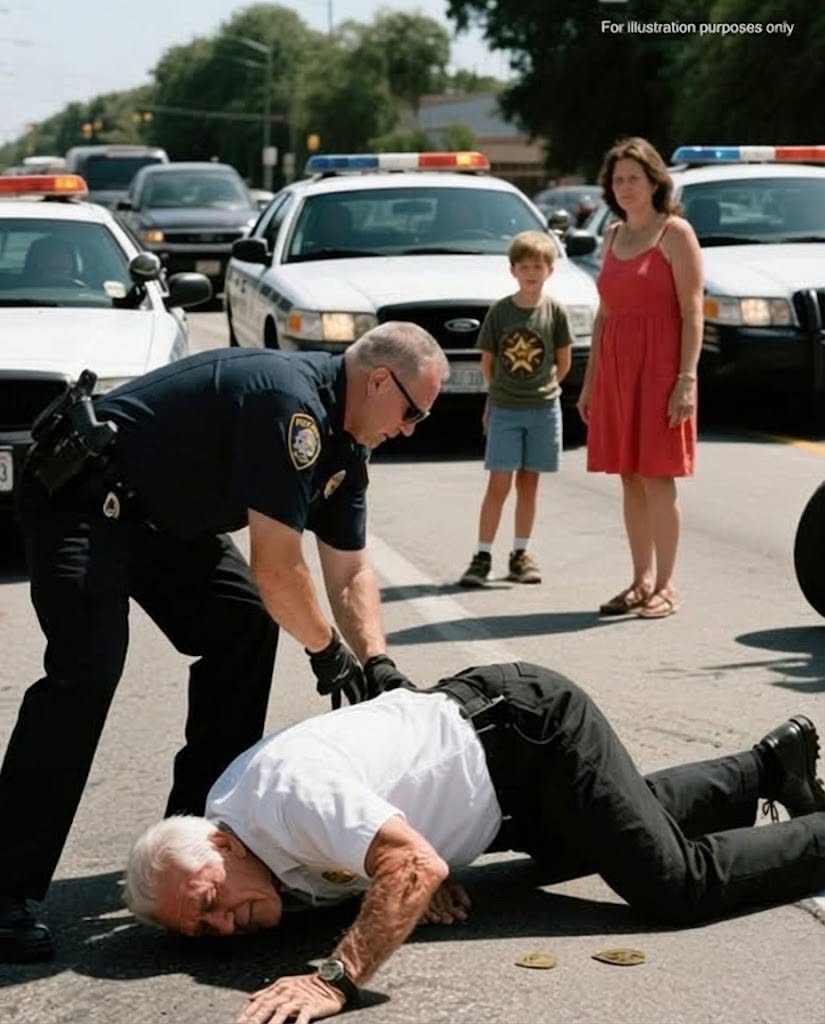 The Day They Forced My Husband to the Ground The Heat Burned His Skin but What the Officer Whispered Burned His Soul