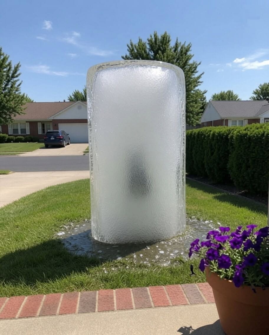 A Giant Block of Ice Appeared on My Lawn Overnight—What Happened After It Melted Left Me Speechless