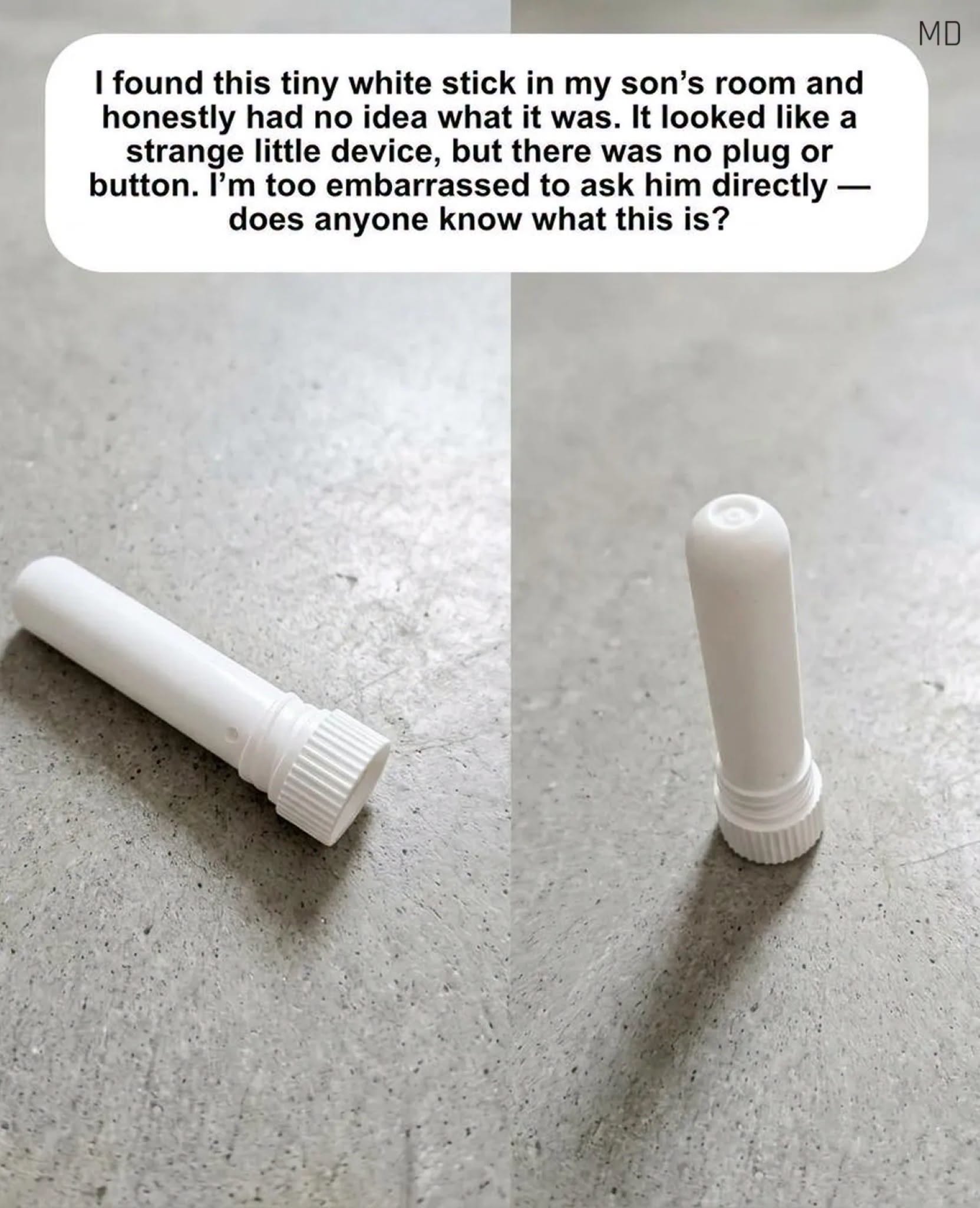 I Found a Tiny White Stick in My Son’s Room and Had No Idea What It Was