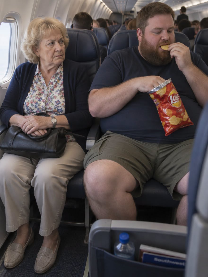 Arrogant Stranger Stole My Airplane Seat Space Until I Finally Reacted